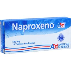 Naproxeno 500 mg 10 Tabletas Ag