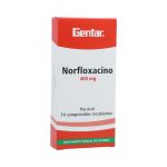 Norfloxacino 400 mg 14 Tabletas Genfar