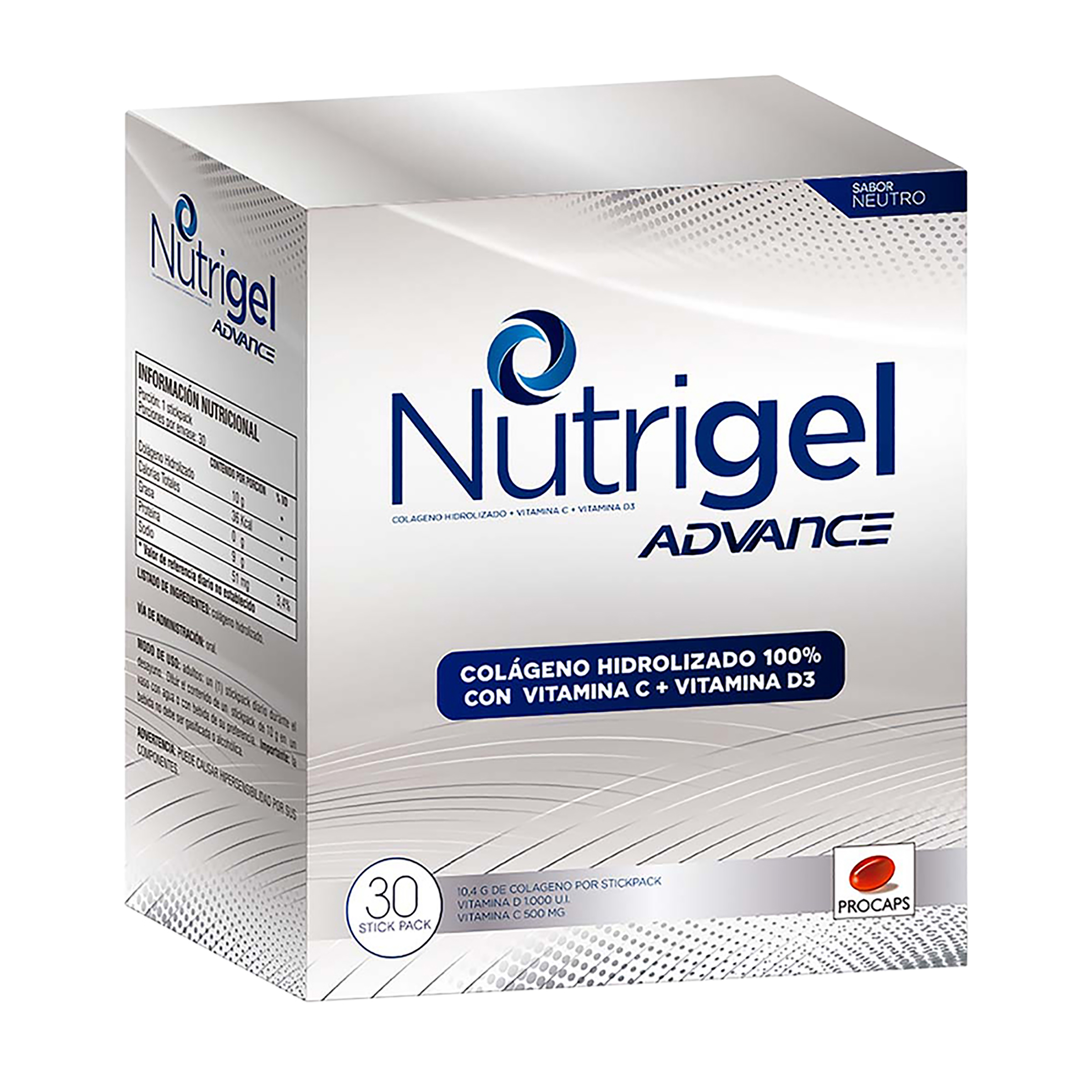 NUTRIGEL-ADVANCE-NEUTRO-30-UNIDADES.jpg Nutrigel Advance Neutro 30 Unidades - Imagen 1