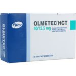 Olmetec Hct 40/12.5 mg 30 Tabletas Recubiertas
