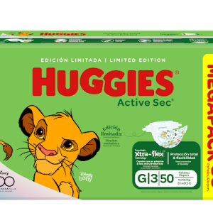 Pañal Huggies Active Sec Etapa 3g 50 Unidades
