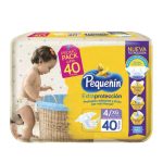 Pañal Pequeñin Extra Protección Etapa 4 40 Unidades Oferta