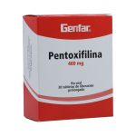 Pentoxifilina 400 mg 30 Tabletas Genfar