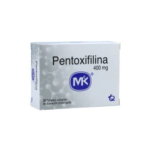 Pentoxifilina 400 mg 30 Tabletas MK