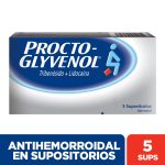 Procto Glyvenol 5 Supositorios