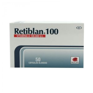 RETIBLAN100MG50CAPS