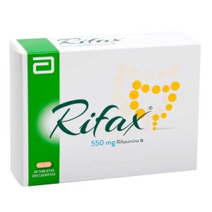 Rifax 550 mg 28 Tabletas Recubiertas