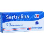 Sertralina 50 mg 10 Tabletas Ag