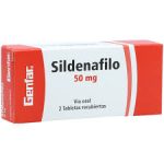 Sildenafil 50 mg 2 Tabletas Genfar