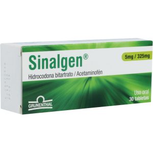 Sinalgen 5/325 mg 30 Tabletas