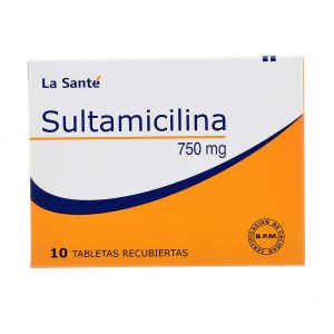Sultamicilina 750 mg 10 Tabletas La Sante