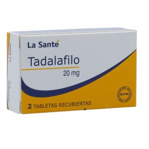 Tadalafilo 20 mg 2 Tabletas La Sante