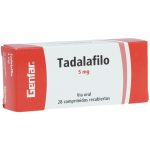 Tadalafilo 5 mg 28 Comprimidos Genfar