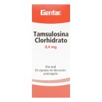 Tamsulosina 0.4 mg 30 Cápsulas Genfar