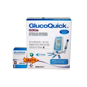 Tiras Reactivas Glucoquick 50 Gratis Glucometro