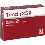 Tiroxin 25 mg 50 Tabletas