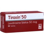 Tiroxin 50 Mcg 50 Tabletas
