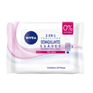 Toallitas Desmaquillantes Nivea Piel Seca 25 Unidades