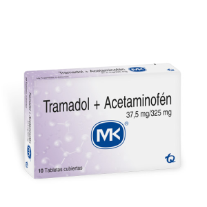 Tramadol + Acetaminofen 10 Tabletas MK