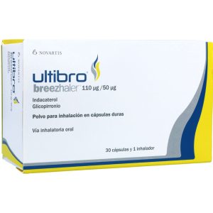 Ultibro Breezhaler 50 mg 30 Cápsulas