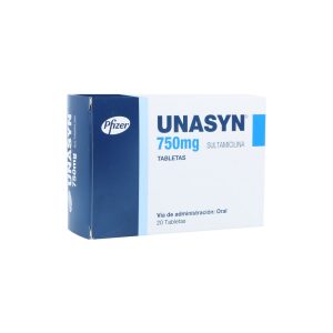 Unasyn 750 mg 20 Tabletas