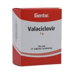Valaciclovir 1 g 21 Tabletas Genfar