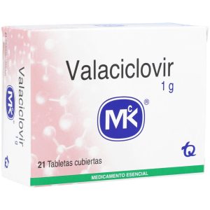 Valaciclovir 1 g 21 Tabletas MK
