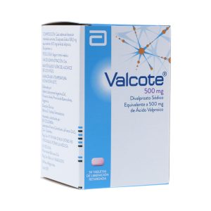 Valcote 500 mg 30 Tabletas