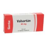 Valsartan 80 mg 14 Tabletas Genfar