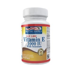 Vitamina E 1000 U.I y Selenio 100 Perlas Healthy