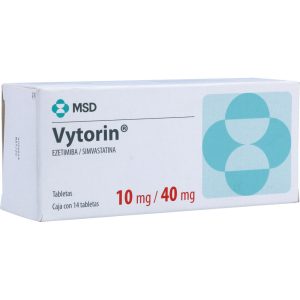 Vytorin 10/40 mg 14 Tabletas