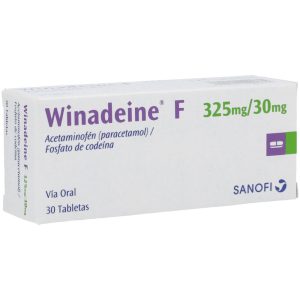Winadeine F 325/30 mg 30 Tabletas