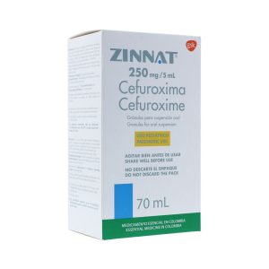 Zinnat 250 mg Suspensión 70 mL