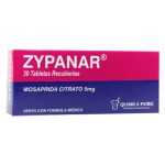 Zypanar 30 Tabletas