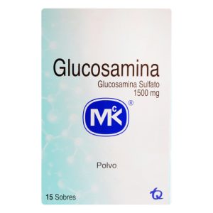 Glucosamina 1500 mg 15 Sobres MK