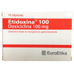 Etidoxina 100 mg 10 Cápsulas