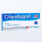 Clopidogrel 75 mg 14 Tabletas Ag