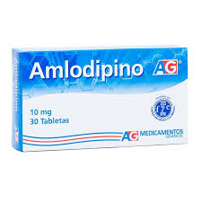 Amlodipino 10 mg 30 Tabletas Ag