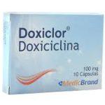 Doxiclor 100 mg 10 Cápsulas