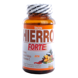 Hierro Forte + Ácido Folico + Vitamina C 50 Cápsulas Freshly