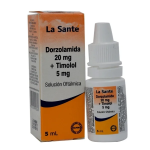 Dorzolamida 20 mg Timolol 5 mg Gotas 5 mL La Sante