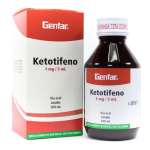 Ketotifeno 1 mg Jarabe 100 mL Genfar