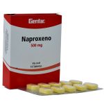 Naproxeno 500 mg 10 Tabletas Genfar