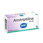 Amitriptilina 25 mg 30 Tabletas MK
