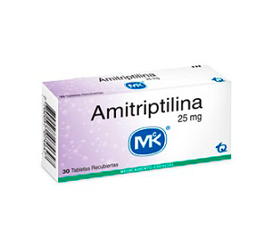 Amitriptilina 25 mg 30 Tabletas MK