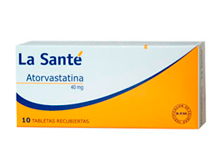 Atorvastatina 40 mg 10 Tabletas La Sante