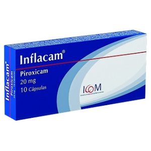 Inflacam 20 mg 10 Cápsulas Icom