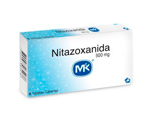 Nitazoxanida 500 mg 6 Tabletas MK