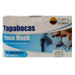 Tapaboca Desechable Azul 50 Unidades