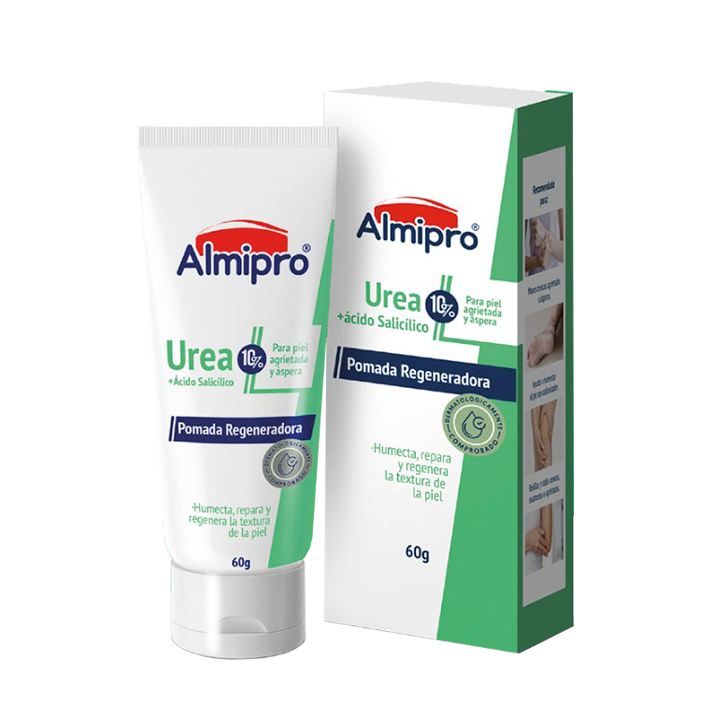 POMADA-REGENERADORA Almipro Pomada de Urea + Ácido Salicílico 60 g - Imagen 1
